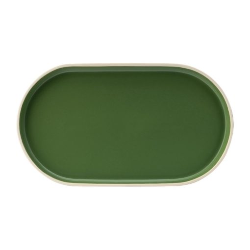 Utopia Forma Platters Forest Green 310x175mm 6 Pack (HX337)