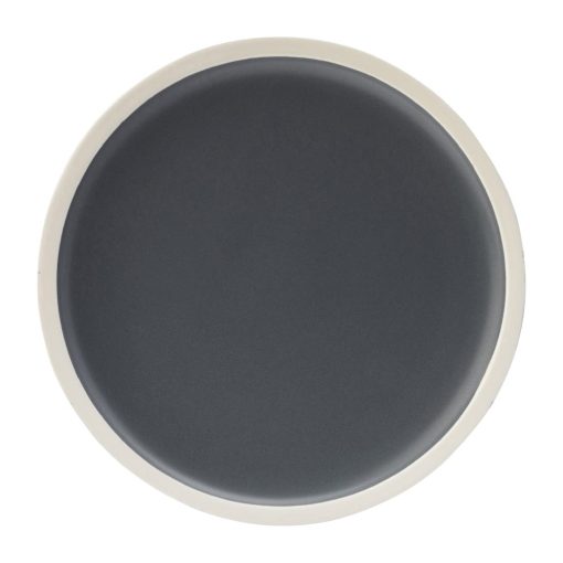 Utopia Forma Plates Charcoal 170mm 6 Pack (HX338)