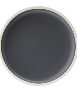 Utopia Forma Plates Charcoal 210mm 6 Pack (HX339)