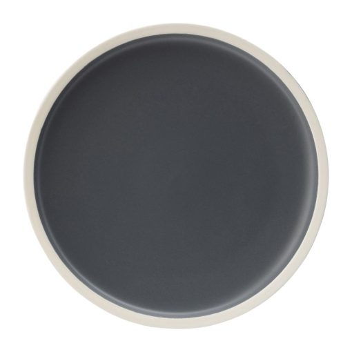 Utopia Forma Plates Charcoal 240mm 6 Pack (HX340)