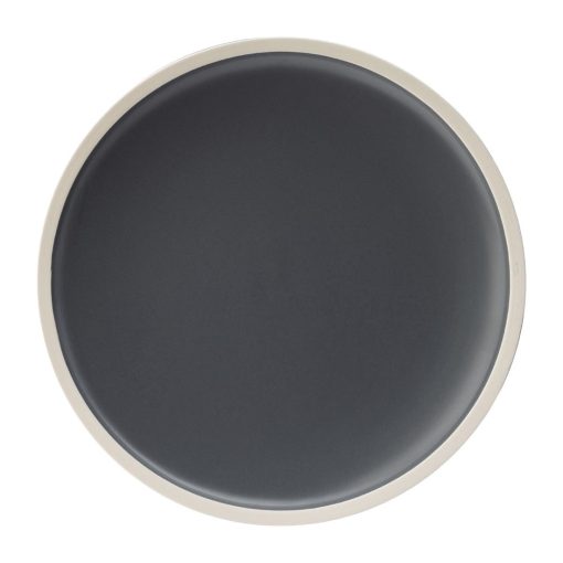 Utopia Forma Plates Charcoal 265mm 6 Pack (HX341)