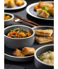 Utopia Forma Bowls Charcoal 240mm 6 Pack (HX342)