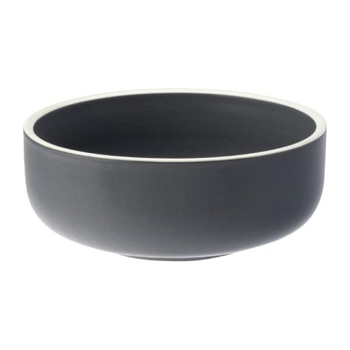 Utopia Forma Bowls Charcoal 145mm 6 Pack (HX344)