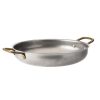 Utopia Vintage Brass Handled Dishes 230mm 6 Pack (HX605)