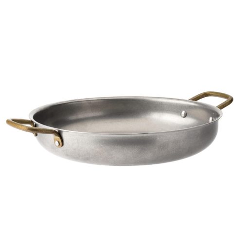 Utopia Vintage Brass Handled Dishes 230mm 6 Pack (HX605)