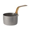 Utopia Vintage Steel Mini Saucepans 70mm 6 Pack (HX611)
