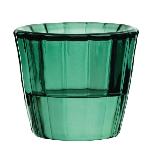 Utopia Ribbed Green Nightlight Holders 12 Pack (HX650)