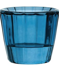 Utopia Ribbed Blue Nightlight Holders 12 Pack (HX651)