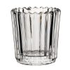 Utopia Large Ribbed Clear Nightlight Holders 6 Pack (HX653)