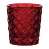 Utopia Criss Cross Red Nightlight Holders 12 Pack (HX655)