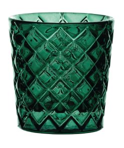 Utopia Criss Cross Green Nightlight Holders 12 Pack (HX656)