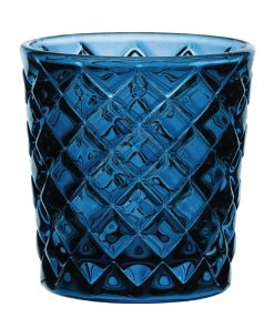 Utopia Criss Cross Blue Nightlight Holders 12 Pack (HX657)