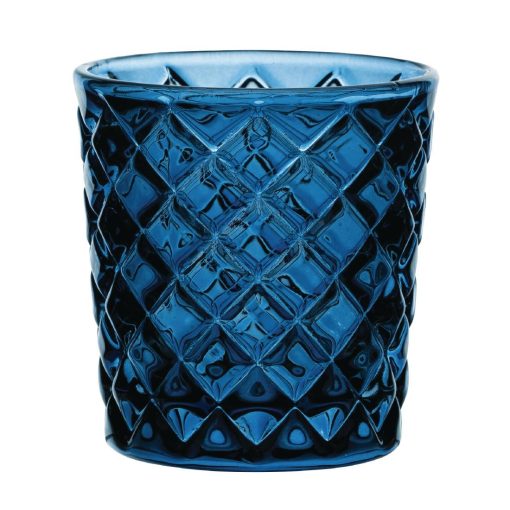 Utopia Criss Cross Blue Nightlight Holders 12 Pack (HX657)