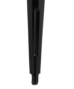 Bolero Bistro Dining Table Mango Wood Top Black Frame 1450mm (HZ808)