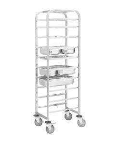 Nisbets Essentials Gastronorm Racking Trolley 10 Level (JA904)