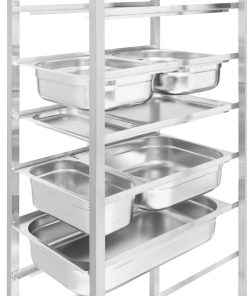 Nisbets Essentials Gastronorm Racking Trolley 10 Level (JA904)
