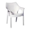Bolero Elements Polypropylene Armchairs Snow 4 Pack (JA913)