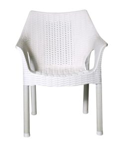 Bolero Elements Polypropylene Armchairs Snow 4 Pack (JA913)