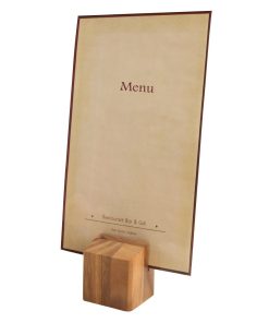 Olympia Wooden Menu Holder and Riser (JB399)