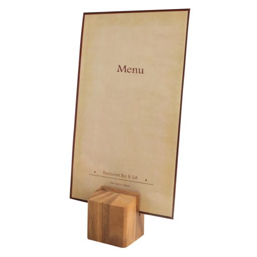 Olympia Wooden Menu Holder and Riser (JB399)