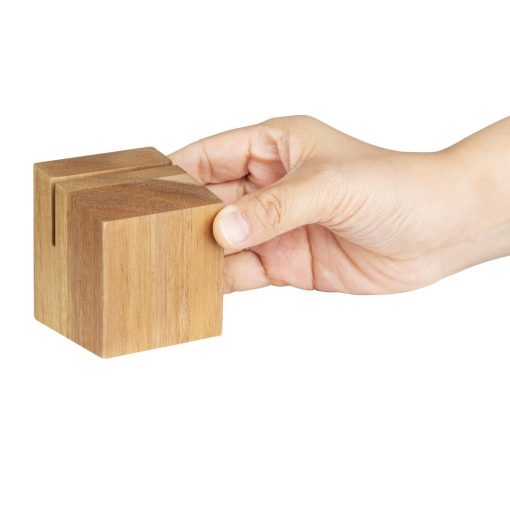 Olympia Wooden Menu Holder and Riser (JB399)