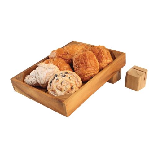 Olympia Wooden Menu Holder and Riser (JB399)