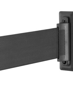 Bolero Wall Mounted Barrier Strap Black 3m (JB680)