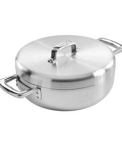 Samuel Groves Urban St-St Tri-Ply Chefs Pan with Domed Lid 26cm (JC878)
