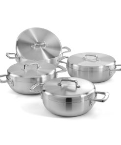Samuel Groves Urban St-St Tri-Ply Chefs Pan with Domed Lid 26cm (JC878)
