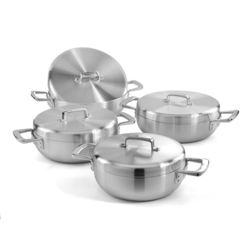 Samuel Groves Urban St-St Tri-Ply Chefs Pan with Domed Lid 26cm (JC878)