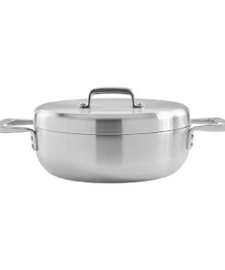 Samuel Groves Urban St-St Tri-Ply Chefs Pan with Domed Lid 26cm (JC878)