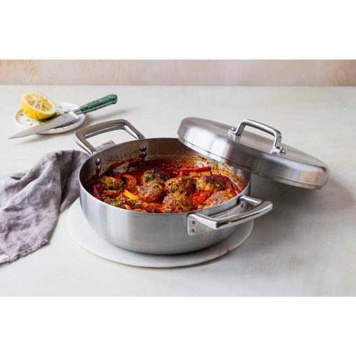 Samuel Groves Urban St-St Tri-Ply Chefs Pan with Domed Lid 26cm (JC878)