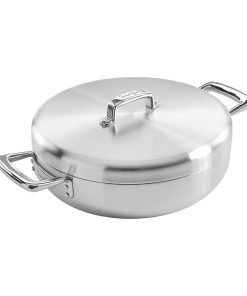 Samuel Groves Urban St-St Tri-Ply Chefs Pan with Domed Lid 30cm (JC879)
