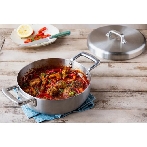 Samuel Groves Urban St-St Tri-Ply Chefs Pan with Domed Lid 30cm (JC879)