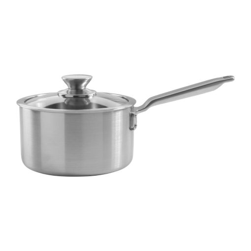 Samuel Groves Stainless Steel Saucepan and Glass Lid 18cm (JC880)