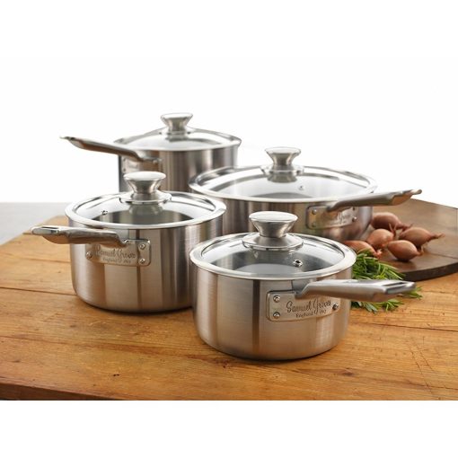 Samuel Groves Stainless Steel Saucepan and Glass Lid 20cm (JC881)