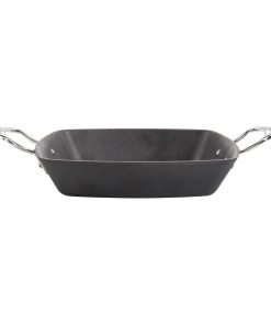 Britannia Cast Iron Double Handle Square Grill Pan 26cm (JC896)
