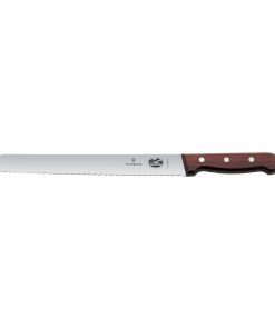 Victorinox Wood Handle Serrated Slicing Knife 25cm (JD209)