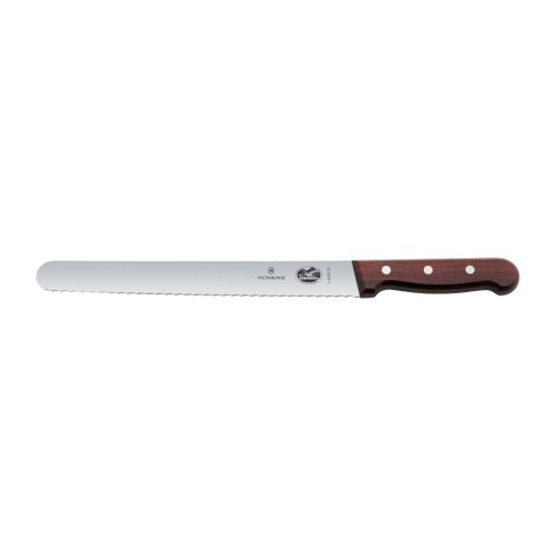 Victorinox Wood Handle Serrated Slicing Knife 25cm (JD209)
