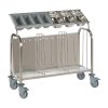 Matfer Bourgeat Low Plate and Cutlery Trolley 792506 (JE068)