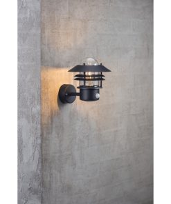 Nordlux Blokhus Up Sensor Outdoor Wall Light Black (JE730)