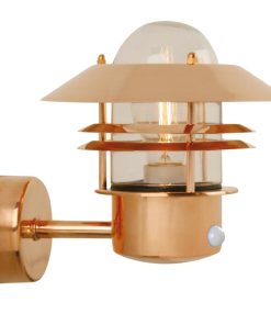 Nordlux Blokhus Up Sensor Outdoor Wall Light Copper (JE731)