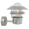 Nordlux Blokhus Up Sensor Outdoor Wall Light Galvanised (JE732)