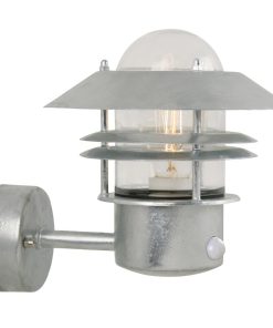 Nordlux Blokhus Up Sensor Outdoor Wall Light Galvanised (JE732)