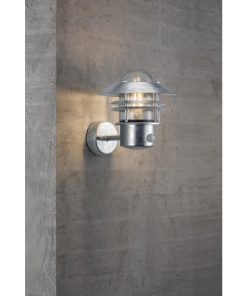 Nordlux Blokhus Up Sensor Outdoor Wall Light Galvanised (JE732)