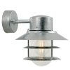 Nordlux Blokhus Down Outdoor Wall Light Galvanised (JE733)