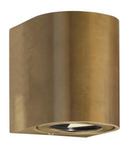 Nordlux Canto 2 Outdoor Wall Light Brass (JE734)