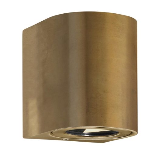 Nordlux Canto 2 Outdoor Wall Light Brass (JE734)