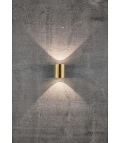 Nordlux Canto 2 Outdoor Wall Light Brass (JE734)