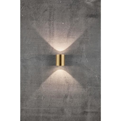 Nordlux Canto 2 Outdoor Wall Light Brass (JE734)